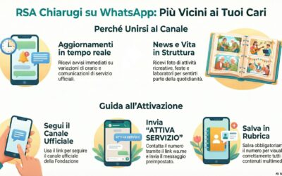 RSA Chiarugi di Empoli annuncia il nuovo canale WhatsApp